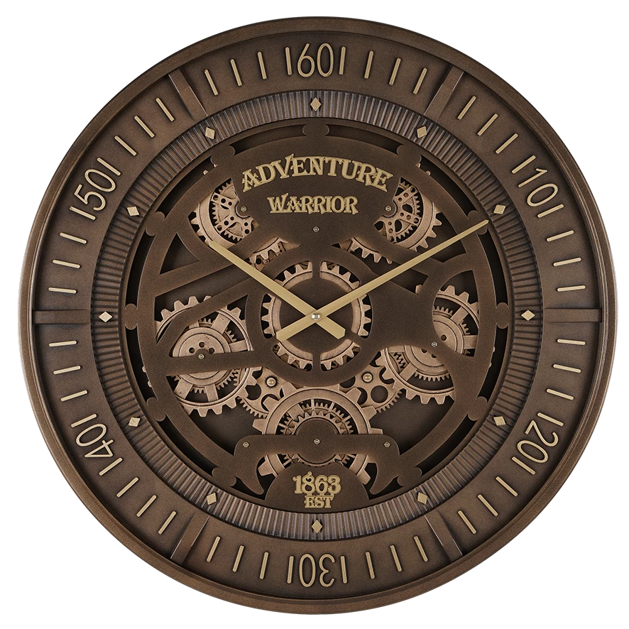 ساعت مدرن چرخ‌دنده‌دار F6105