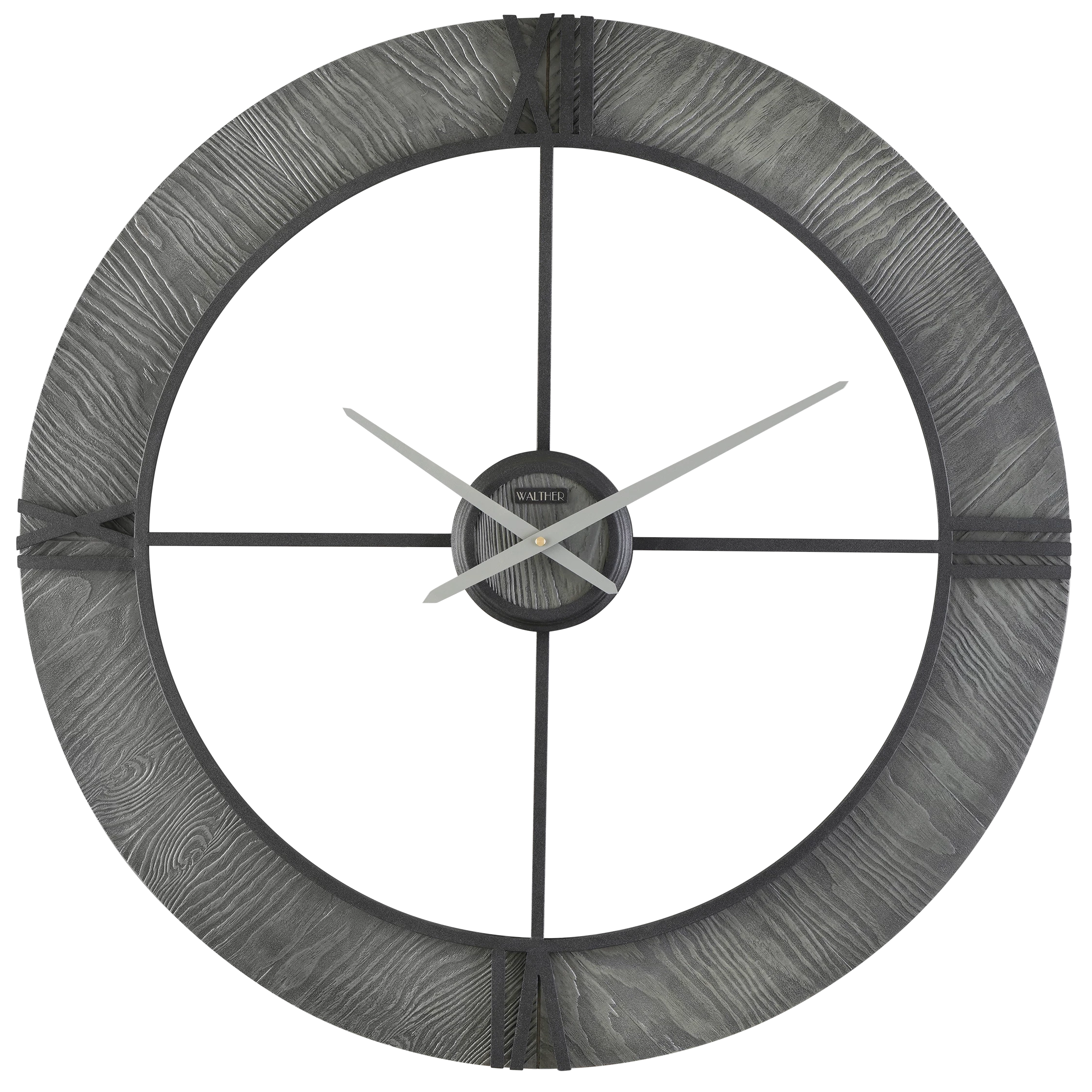 ساعت دیواری مدرن طوسی M8079