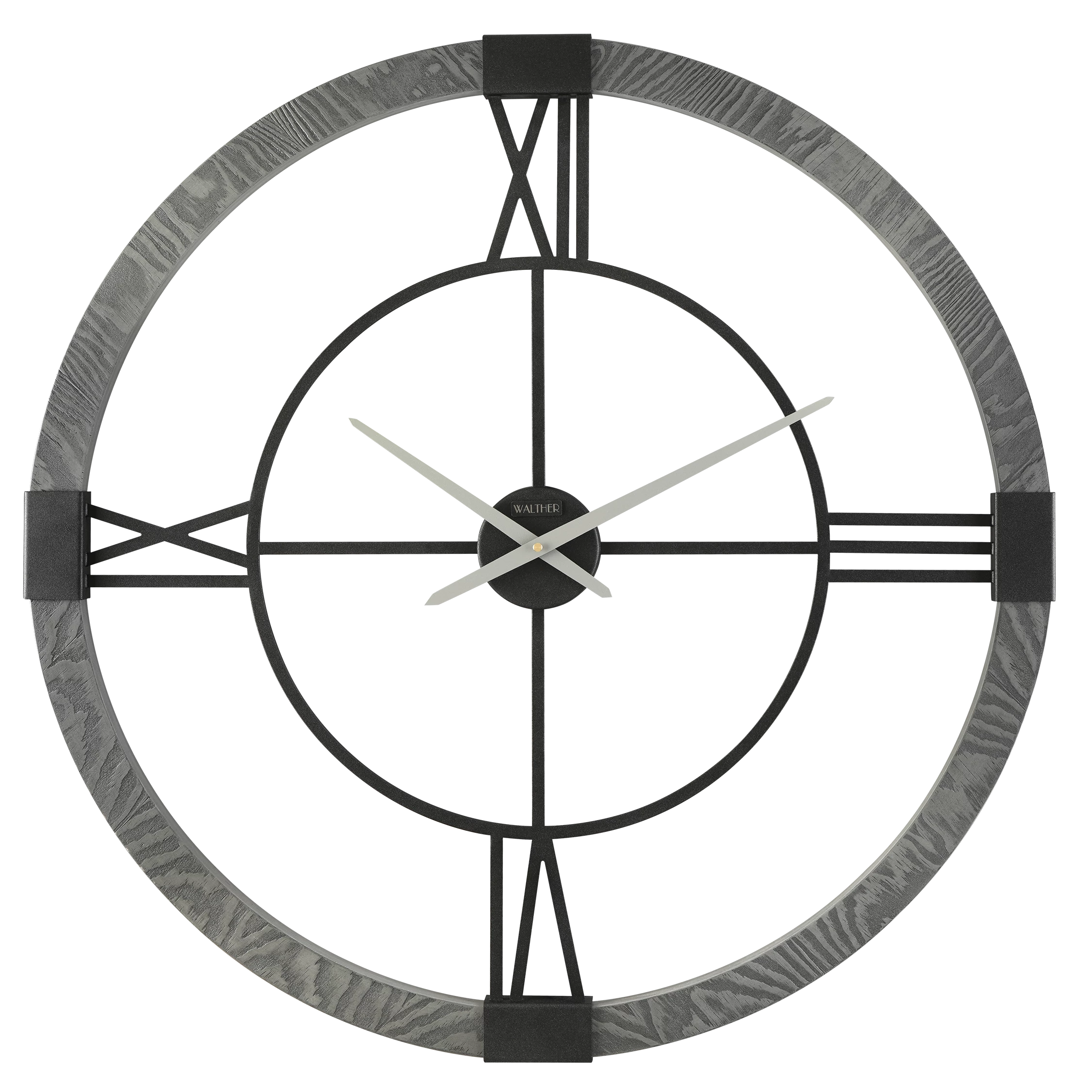 ساعت دیواری مدرن طوسی M8077