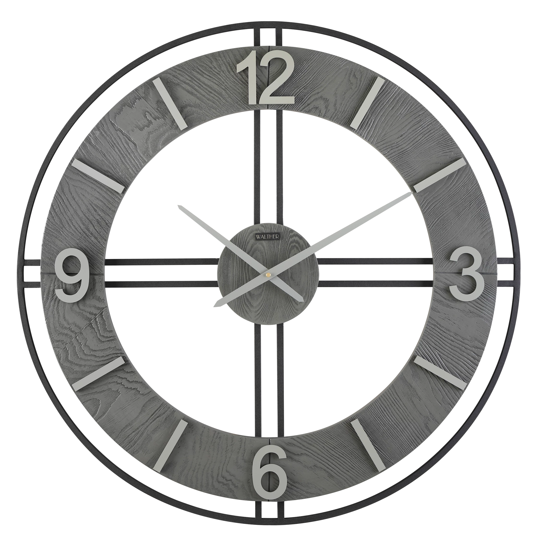 ساعت دیواری مدرن طوسی M8076