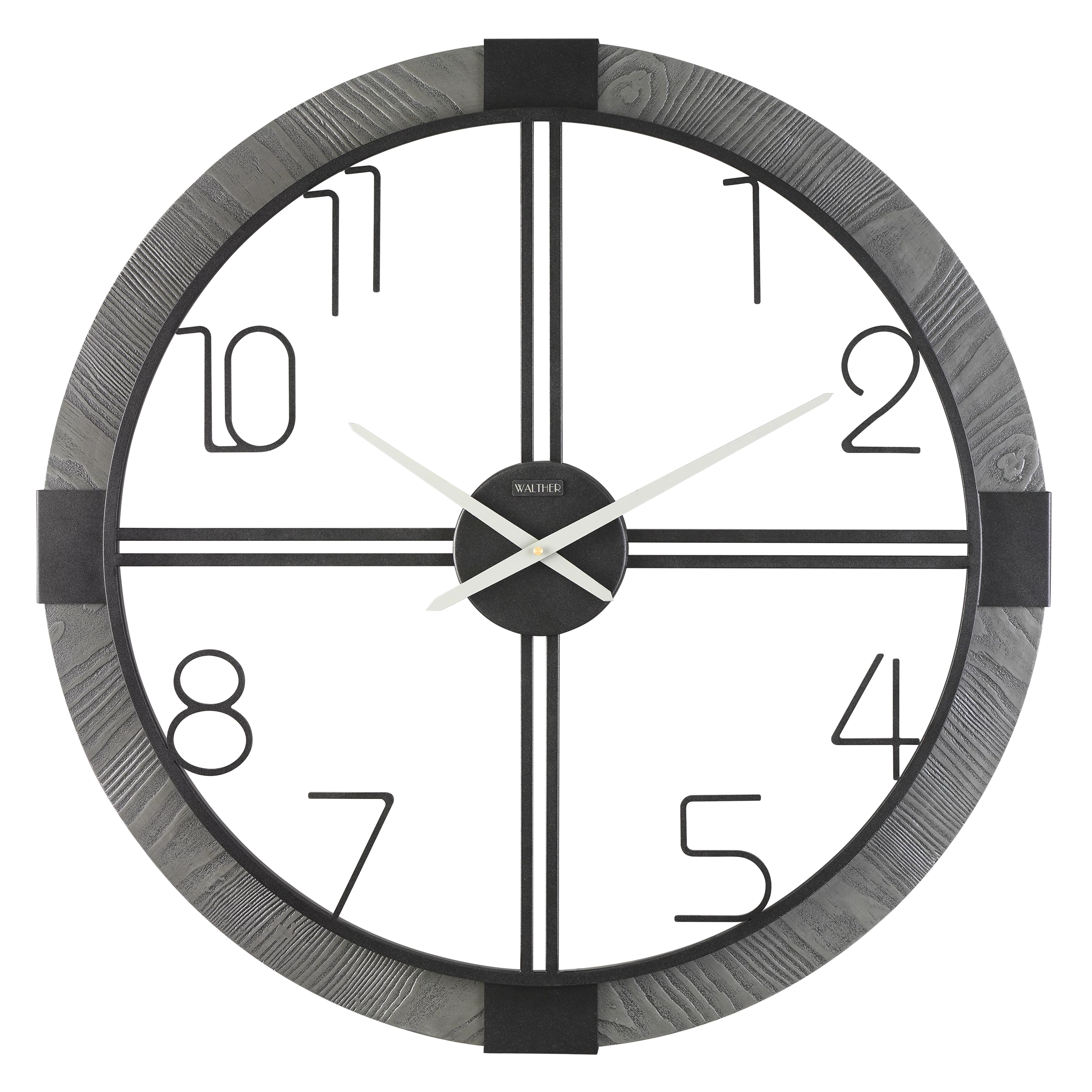 ساعت دیواری مدرن طوسی M8072