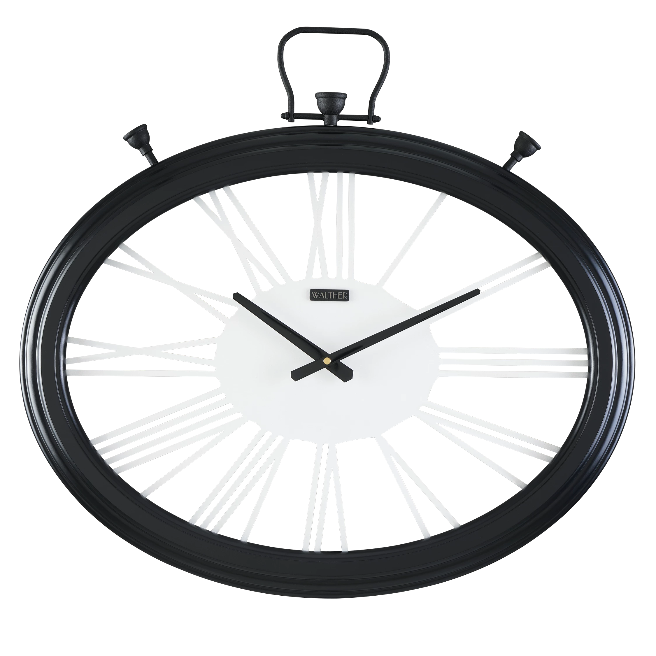 ساعت دیواری مدرن مشکی E6563