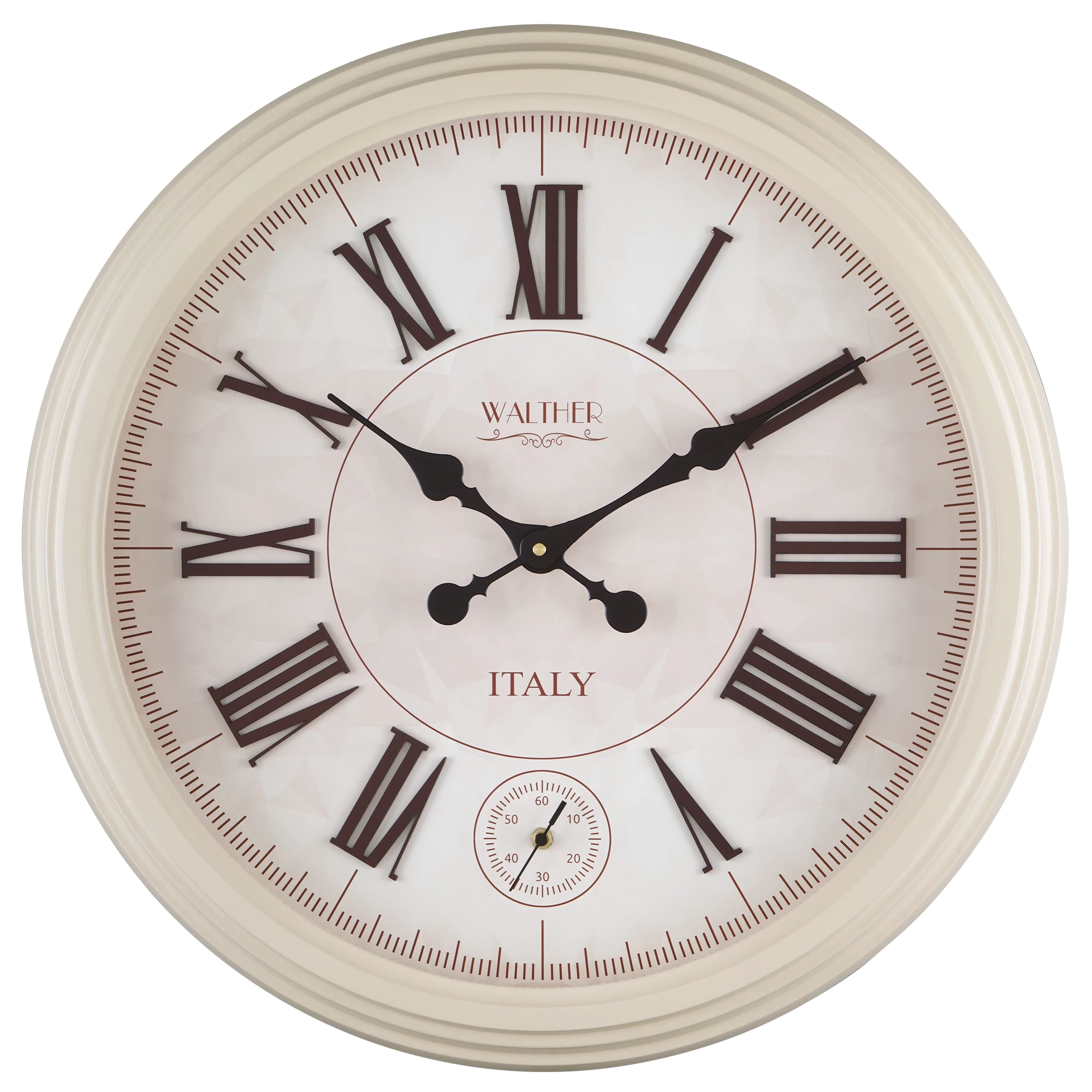 ساعت دیواری مدرن کرمی C6035