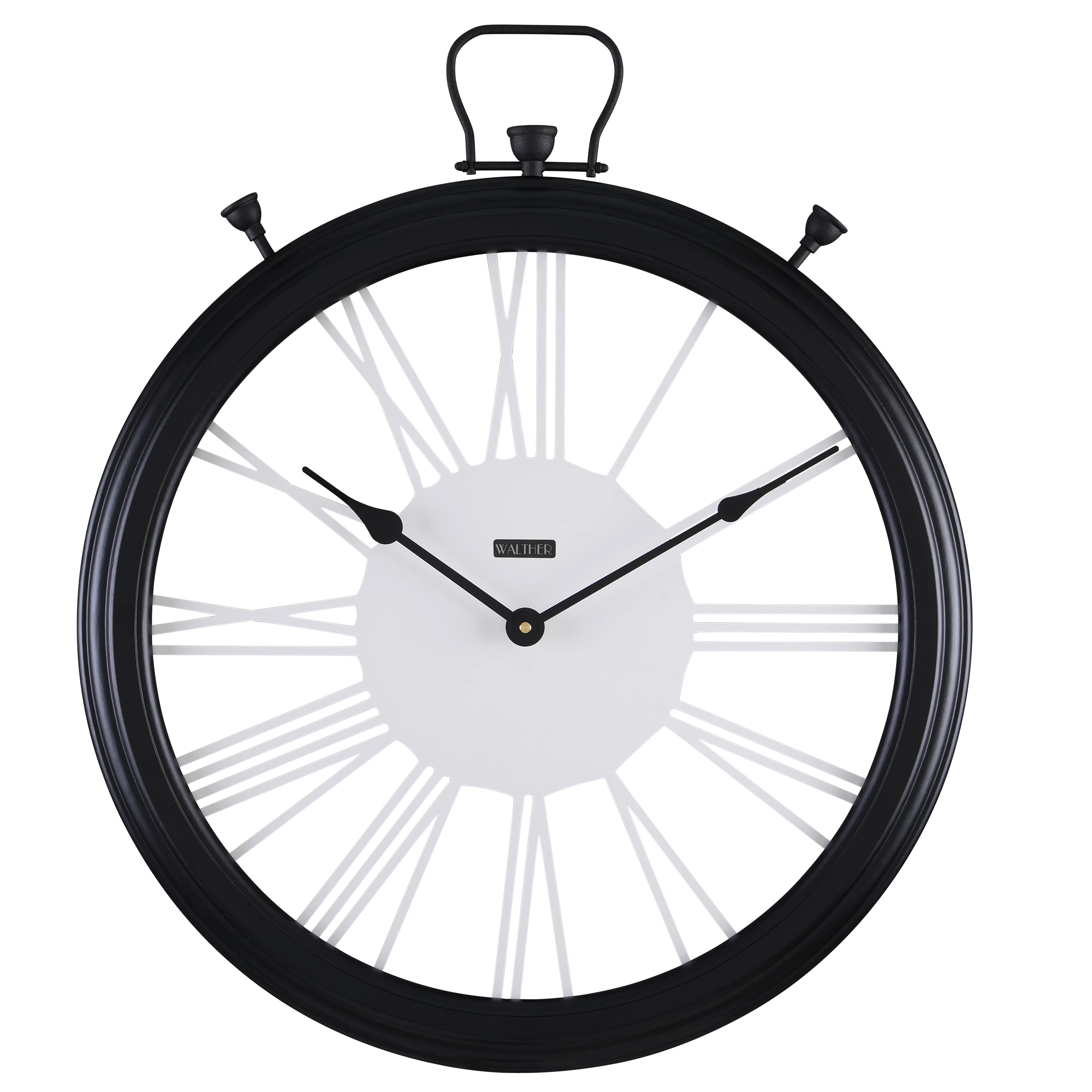 ساعت دیواری مدرن مشکی E6061