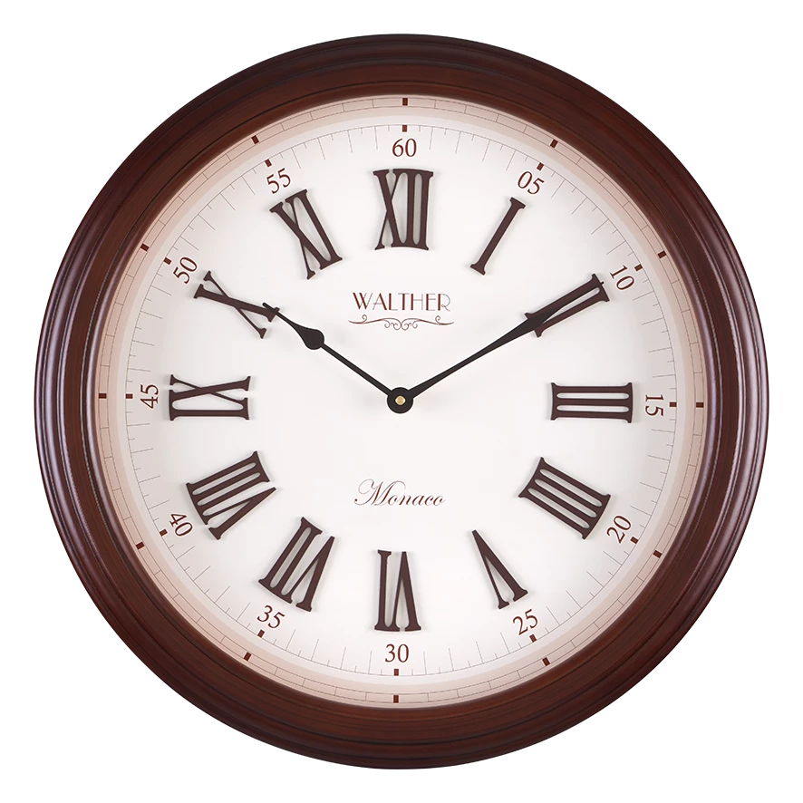 ساعت دیواری مدرن قهوه‌ای E6031