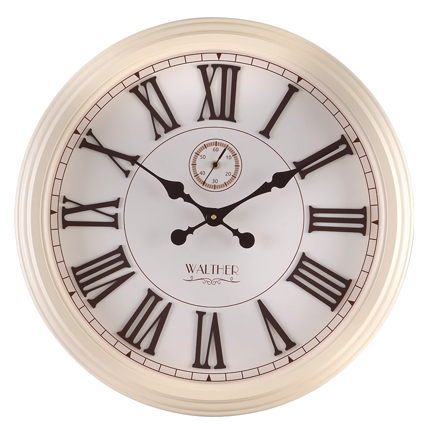 ساعت دیواری مدرن کرمی E6029