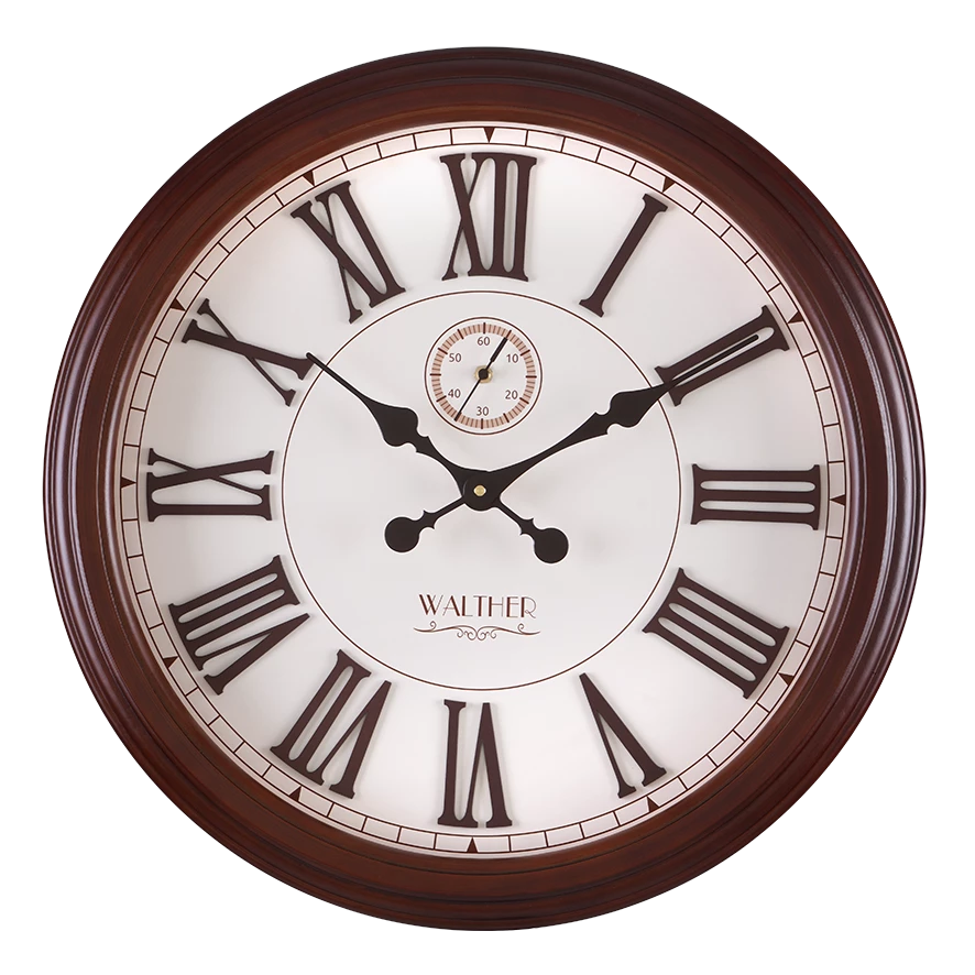 ساعت دیواری مدرن قهوه‌ای E6029
