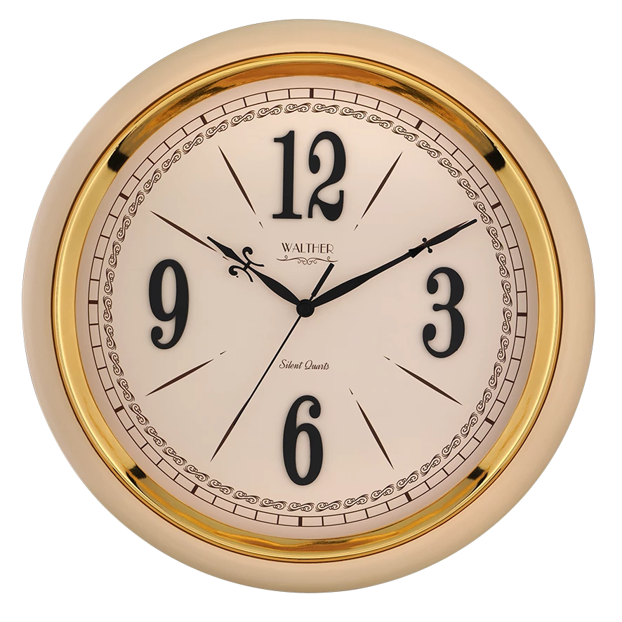 ساعت دیواری مدرن کرمی D4080