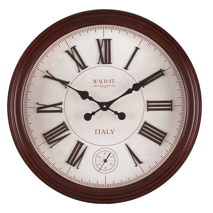 ساعت دیواری مدرن قهوه‌ای C6035