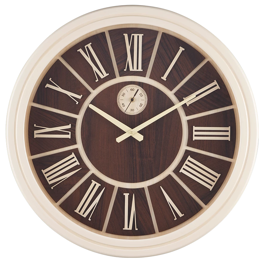 ساعت دیواری مدرن کرم A6001