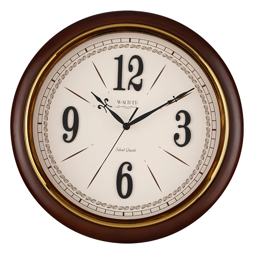 ساعت دیواری مدرن قهوه‌ای D4020