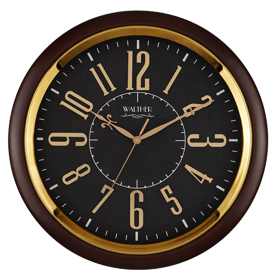 ساعت دیواری مدرن قهوه‌ای D4016