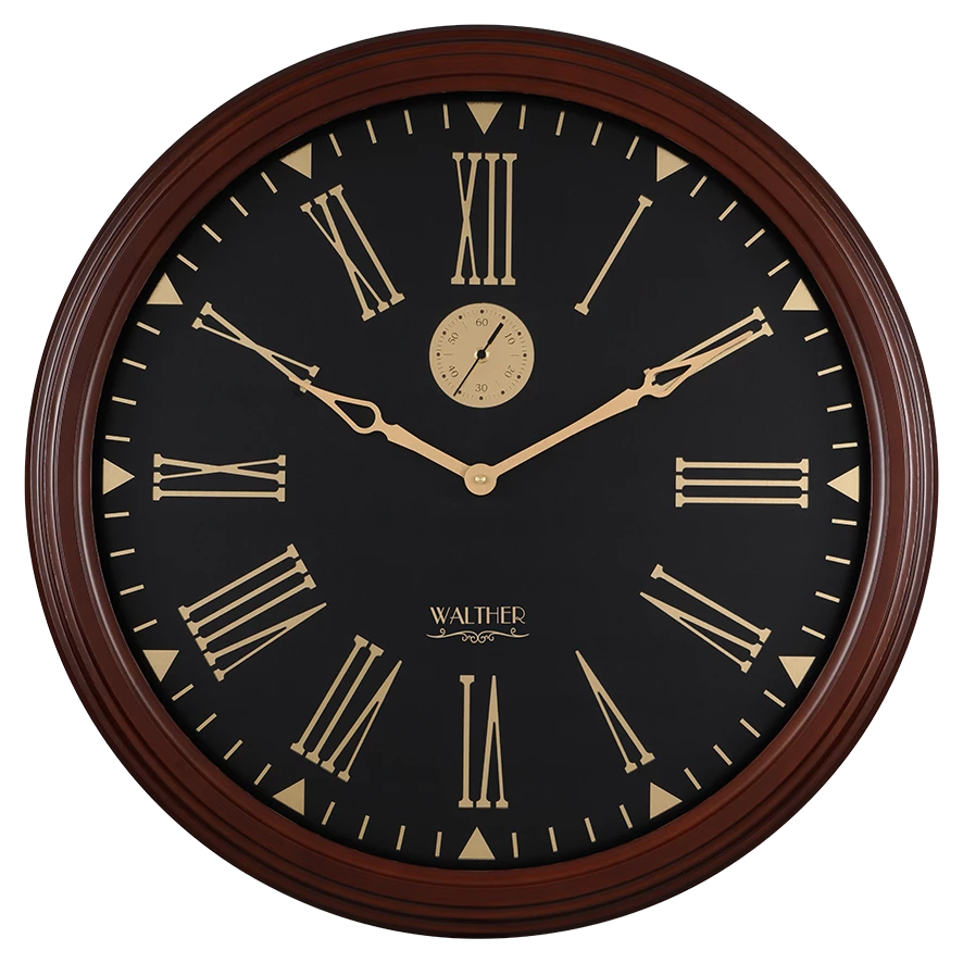 ساعت دیواری مدرن قهوه‌ای C7025