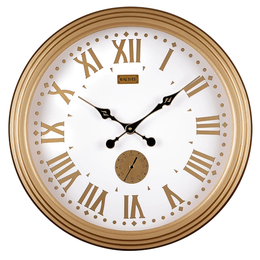 ساعت دیواری مدرن طلایی A6013