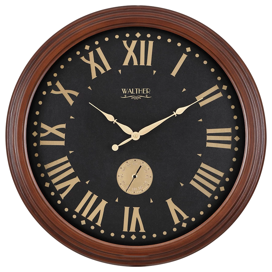 ساعت دیواری مدرن قهوه‌ای C6013