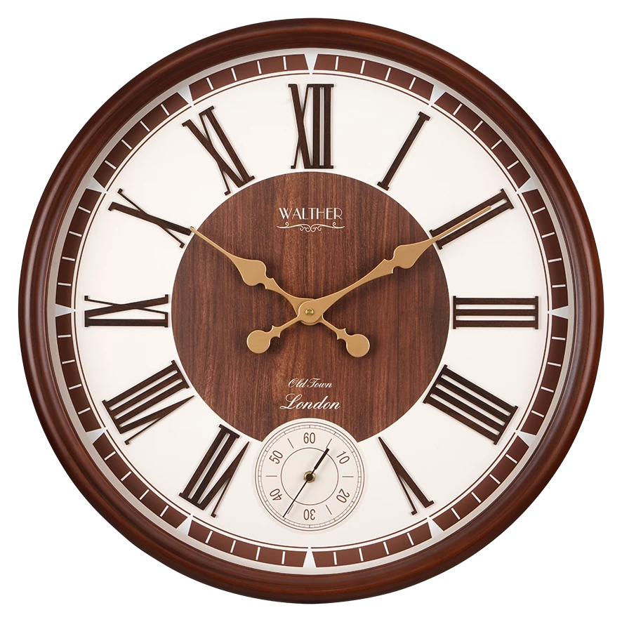 ساعت دیواری مدرن قهوه‌ای A6009