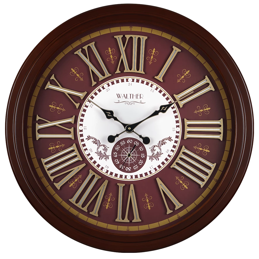 ساعت دیواری مدرن قهوه‌ای A7021