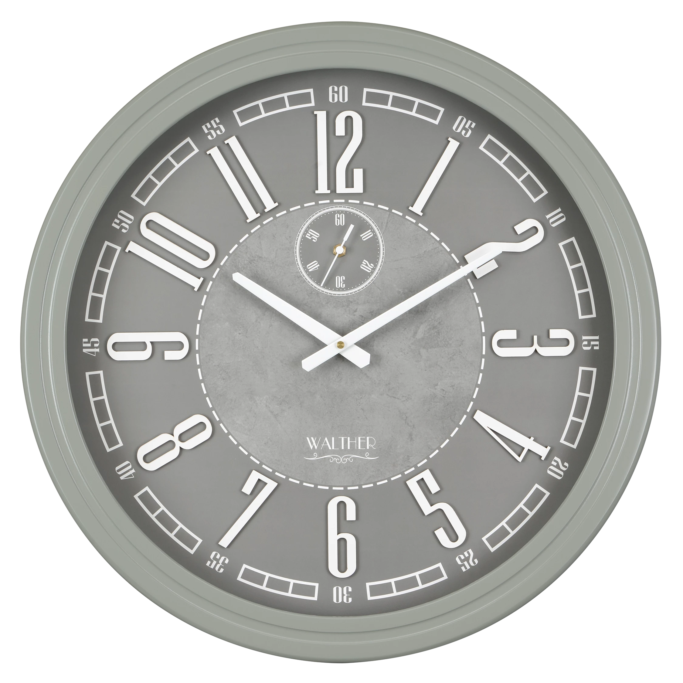 ساعت دیواری مدرن طوسی A6006